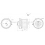 DN8486 AVA QUALITY COOLING Вентилятор салону