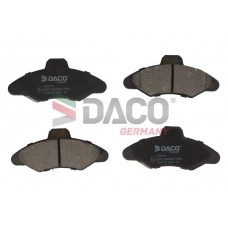 322518 DACO Germany Комплект гальмівних колодок дисковий гальм