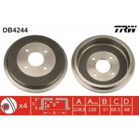 DB4244 TRW Гальмівний барабан