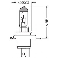 64193NB200-HCB OSRAM Лампа розжарювання фара дальнього світла