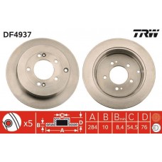 DF4937 TRW Гальмівний диск