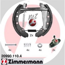 20990.110.4 ZIMMERMANN Комплект гальмівних колодок