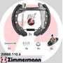 20990.110.4 ZIMMERMANN Комплект гальмівних колодок