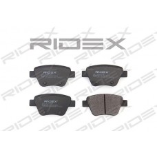 402B0316 RIDEX КомплеК т гальмівних колодок, дискове гальмо