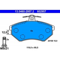 13.0460-2957.2 ATE Комплект гальмівних колодок дисковий гальм