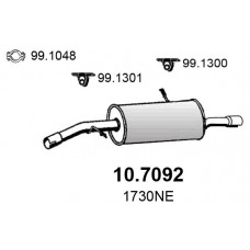 10.7092 ASSO Глушник вихлопних газів кінцевий
