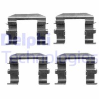 LX0417 DELPHI Комплектуючі колодки дискового гальма