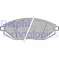LP2218 DELPHI Комплект гальмівних колодок дисковий гальм