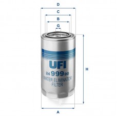 24.999.00 UFI Паливний фільтр