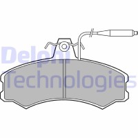 LP378 DELPHI Комплект гальмівних колодок дисковий гальм