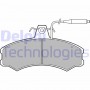 LP378 DELPHI Комплект гальмівних колодок дисковий гальм