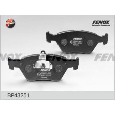 BP43251 FENOX Комплект гальмівних колодок дисковий гальм
