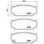P 79 023 BREMBO Комплект гальмівних колодок дисковий гальм