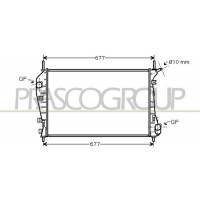 FD107R003 PRASCO Радіатор охолодження двигуна