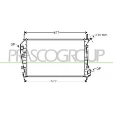 FD107R003 PRASCO Радіатор охолодження двигуна