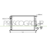 CI420R014 PRASCO Радіатор охолодження двигуна