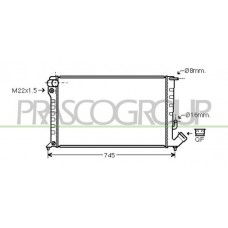 CI420R014 PRASCO Радіатор охолодження двигуна