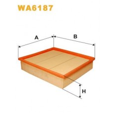 WA6187 WIX FILTERS Повітряний фільтр