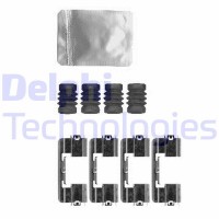 LX0594 DELPHI Комплектуючі колодки дискового гальма