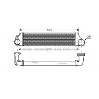 BW4282 AVA QUALITY COOLING Интеркулер