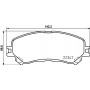 P 68 067 BREMBO Комплект гальмівних колодок дисковий гальм