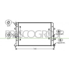 AD322R013 PRASCO Радіатор охолодження двигуна