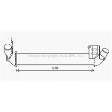 Интеркулер AVA QUALITY COOLING RT4641
