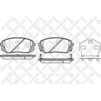 002 010-SX STELLOX Комплект гальмівних колодок дисковий гальм