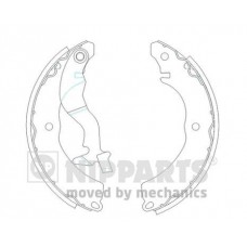 J3505038 NIPPARTS Комплект гальмівних колодок