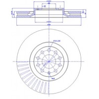 142.1132 CAR Гальмівний диск