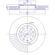 142.1132 CAR Гальмівний диск