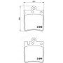 PP-0504AF JAPANPARTS Комплект гальмівних колодок дисковий гальм