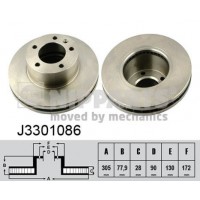 J3301086 NIPPARTS Гальмівний диск