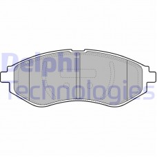 LP1895 DELPHI Комплект гальмівних колодок дисковий гальм