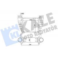352370 KALE OTO RADYATÖR Интеркулер