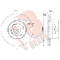 78RBD20408 R BRAKE Гальмівний диск