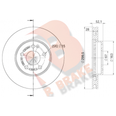 78RBD20408 R BRAKE Гальмівний диск