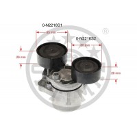 0-N2216 OPTIMAL НАТЯЖИТЕЛЬ РЕМЕНЯ, клиновой зубча