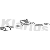 260396 KLARIUS Середній глушник вихлопних газів