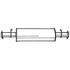 32432 SIGAM Середній глушник вихлопних газів