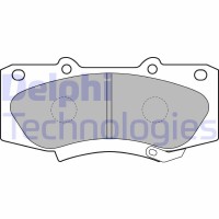 LP2244 DELPHI Комплект гальмівних колодок дисковий гальм