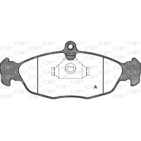 BPA0393.00 OPEN PARTS Комплект гальмівних колодок дисковий гальм