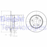 BG3326C DELPHI Гальмівний диск