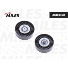 AG03078 MILES Паразитный / ведущий ролик, Поліклиновий ремінь