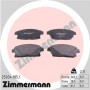 25034.185.1 ZIMMERMANN Комплект гальмівних колодок дисковий гальм