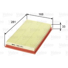 585103 VALEO Повітряний фільтр