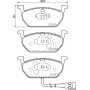 8DB 355 021-951 HELLA PAGID Комплект гальмівних колодок дисковий гальм