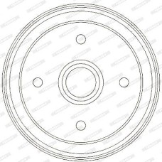 FDR329327 FERODO Гальмівний барабан