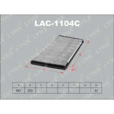 LAC-1104C LYNXauto Фільтр повітря у внутрішньому просторі