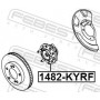 1482-KYRF FEBEST Ступиця колеса